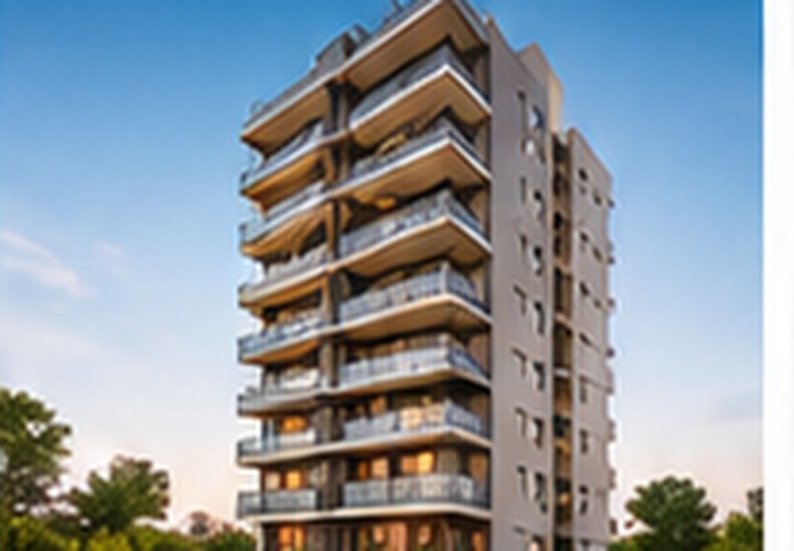 Edifício residencial ilustrativo